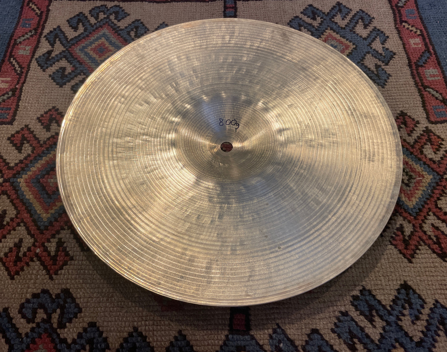 13" Zildjian K Hi-Hat Top Cymbal Single IAK 800g