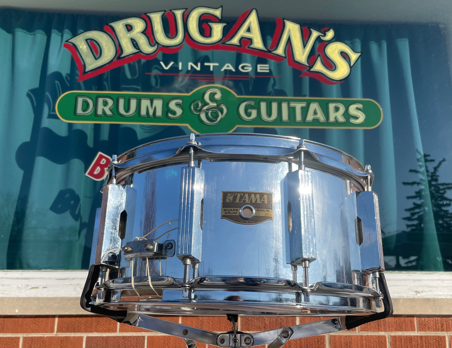 1980s Tama 6.5x14 Chrome Over Wood Snare MIJ Artstar Granstar