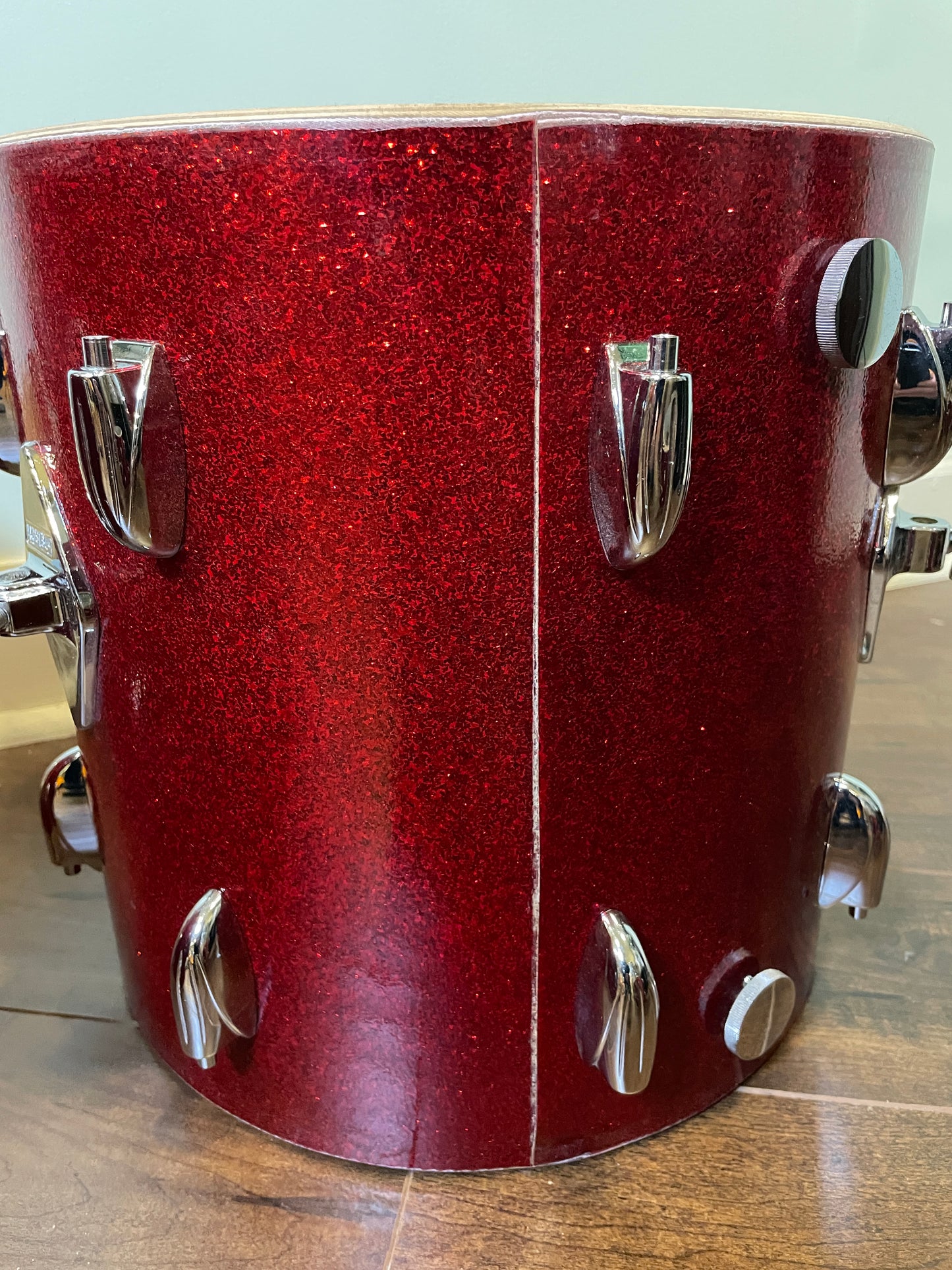 1960s Gretsch Progressive Jazz Drum Set Red Sparkle