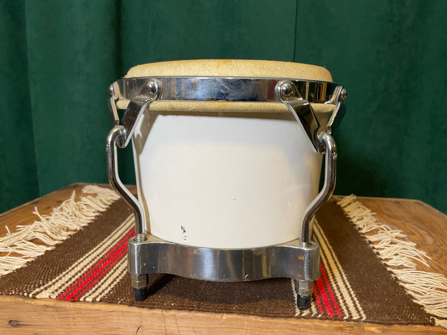 LP Matador Fiberglass Bongos White Latin Percussion