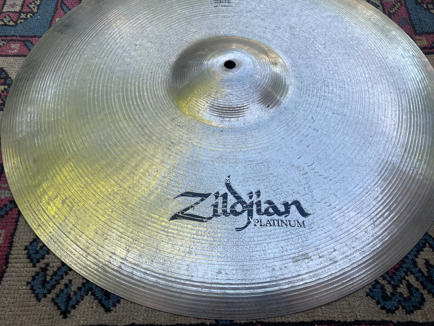 21" Zildjian A Platinum Rock Ride Cymbal 3296g