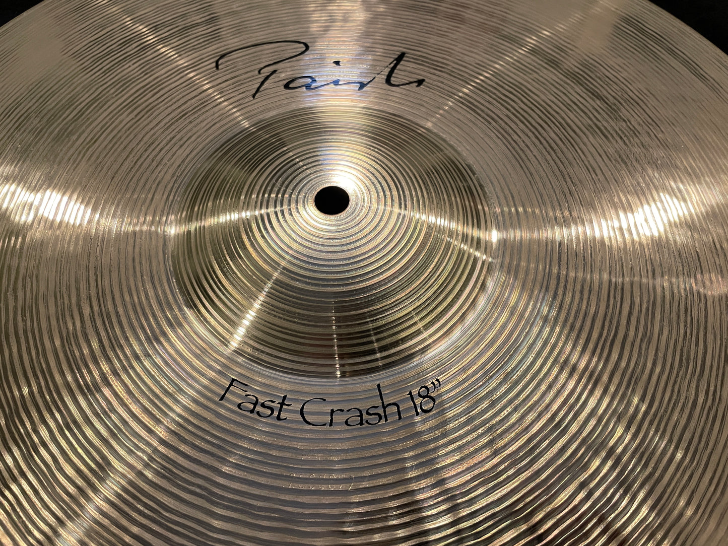 18" Paiste Signature Fast Crash Cymbal 1296g