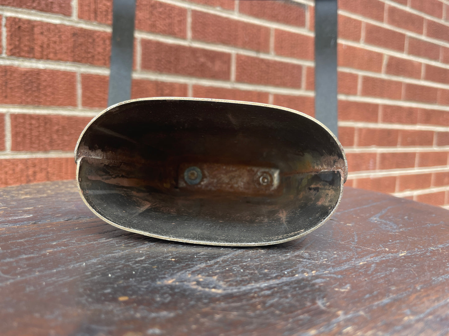 Vintage 1960s Ludwig Script Logo 5" Golden Tone Cow Bell