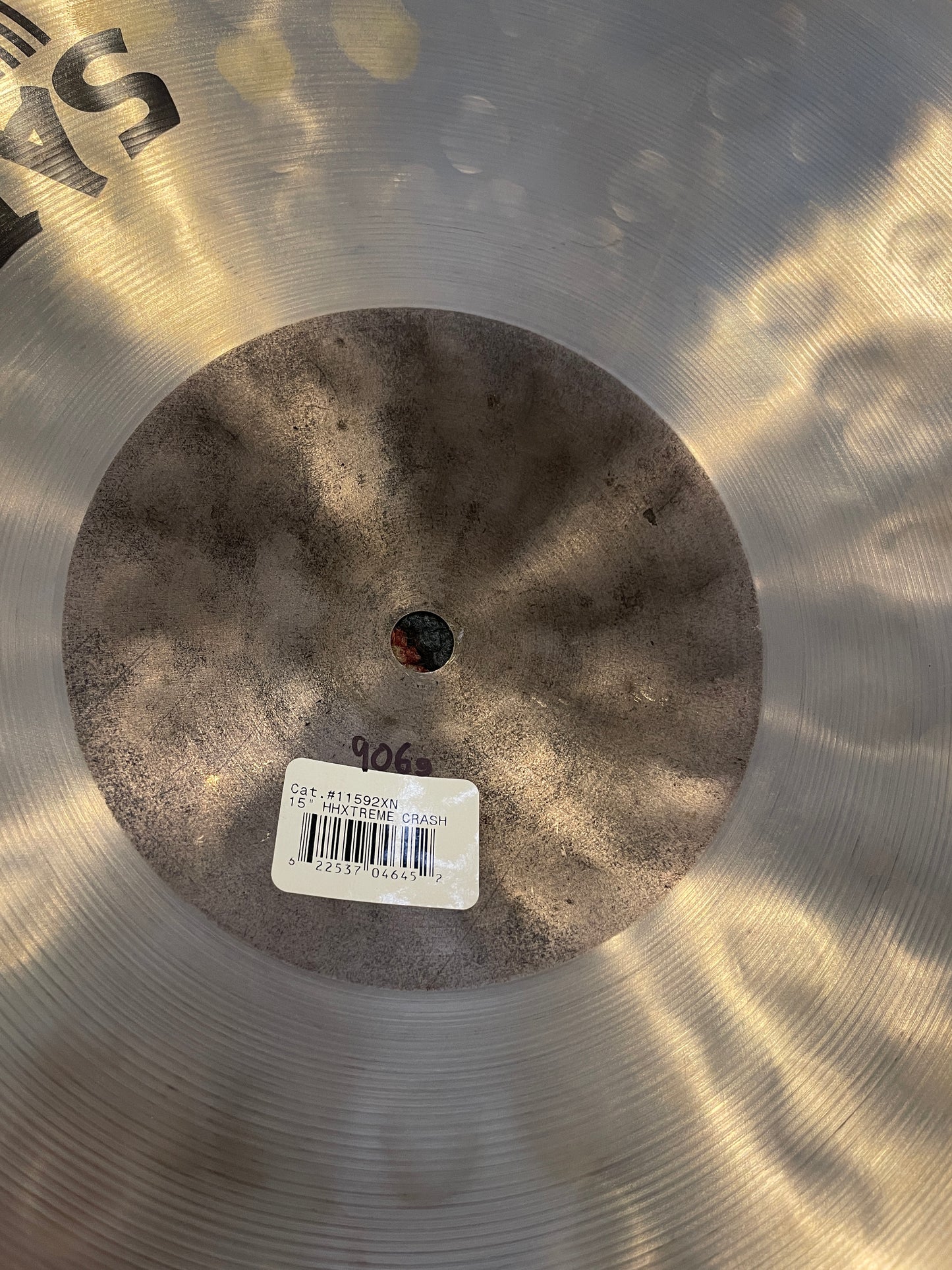 15" Sabian HHX X-Treme Crash Cymbal 906g 11592XN