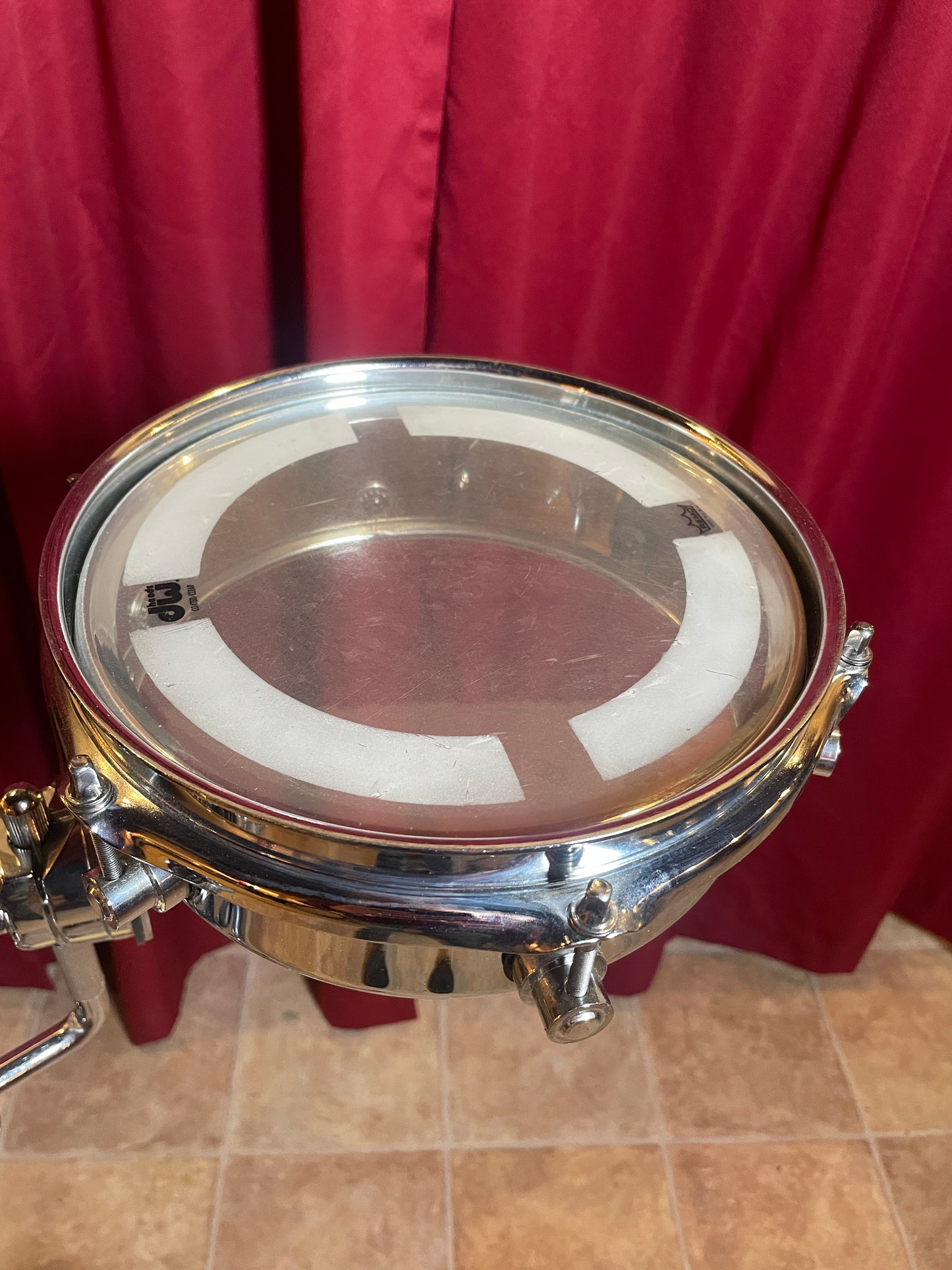 DW 10" Piccolo Tom Drum Chrome Drum Workshop 2.5x10
