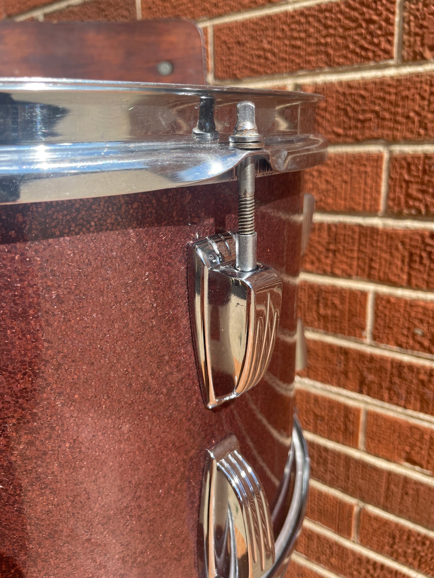 1969 Ludwig 9x13 Tom Drum Burgundy Sparkle