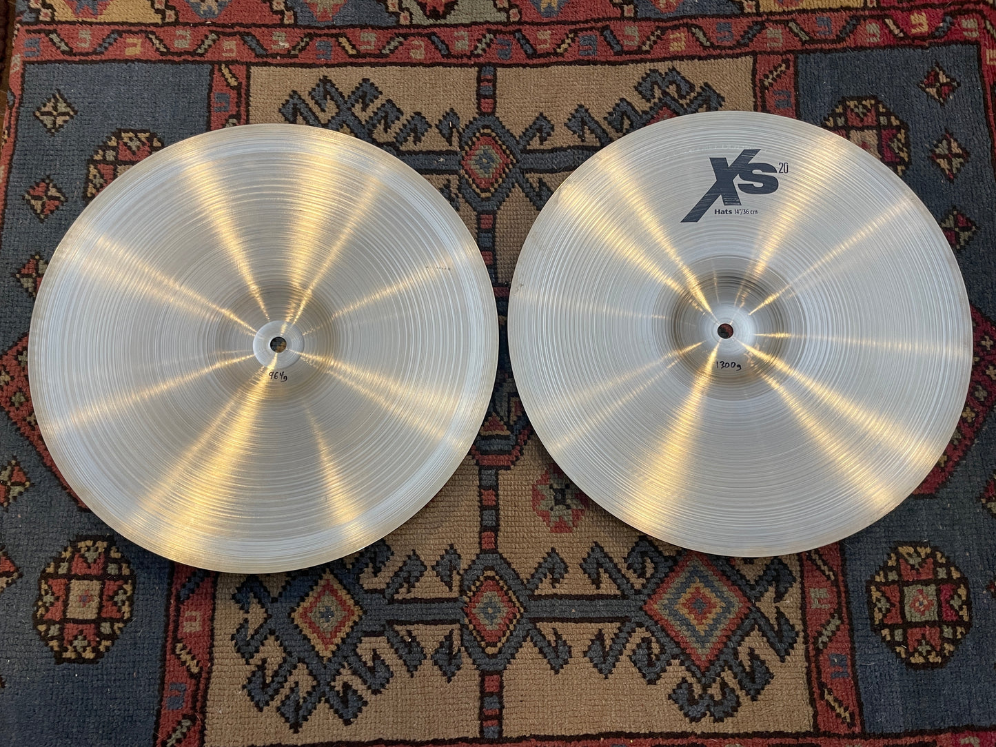 14" Sabian XS20 Hi-Hat Cymbal Pair 964g/1300g