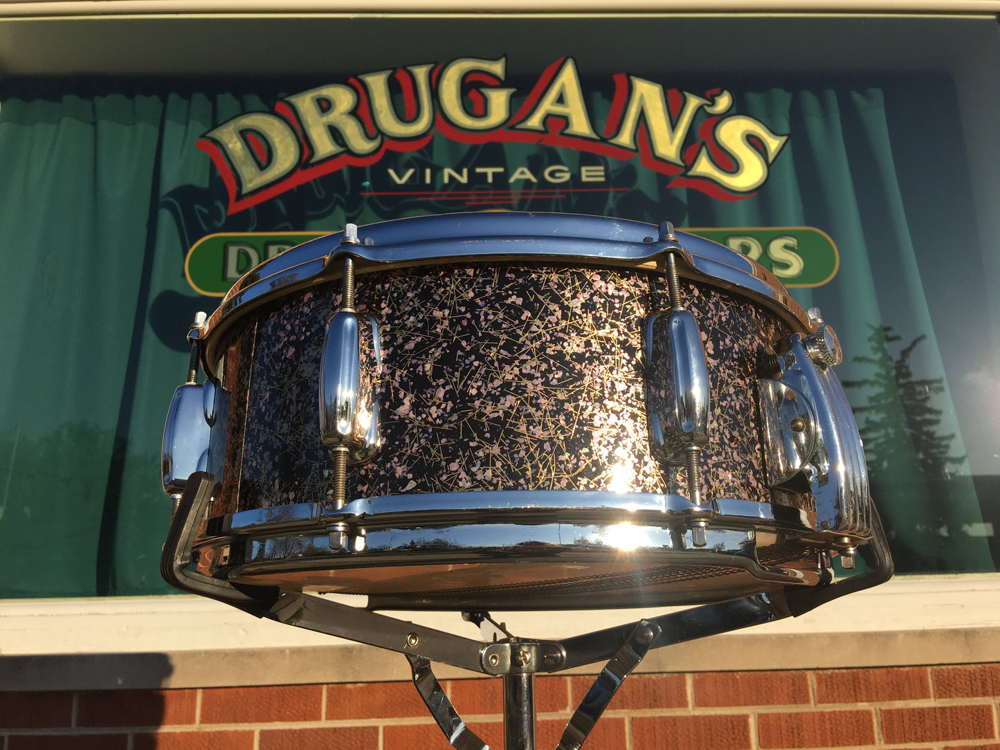 1958 Slingerland 5.5x14 Capri Pearl Super Gene Krupa Radio King Snare Drum