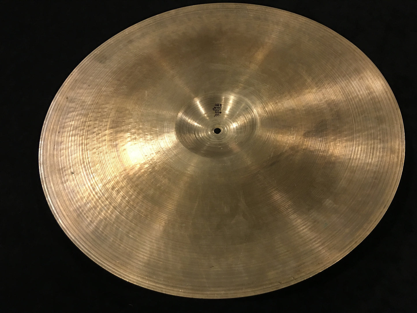 22" Zildjian A 1954-56 Large Stamp Ride Cymbal 2494g #555