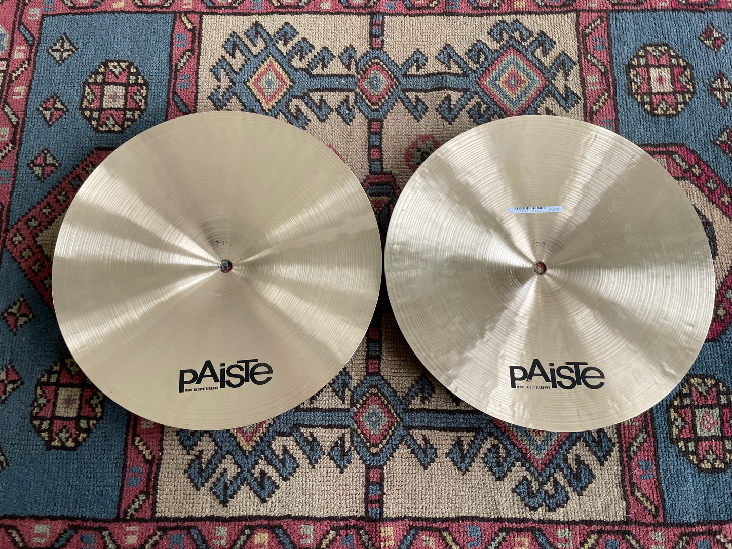 13" Paiste T20 Prototype Hi-Hat Cymbal Pair 846g/1088g