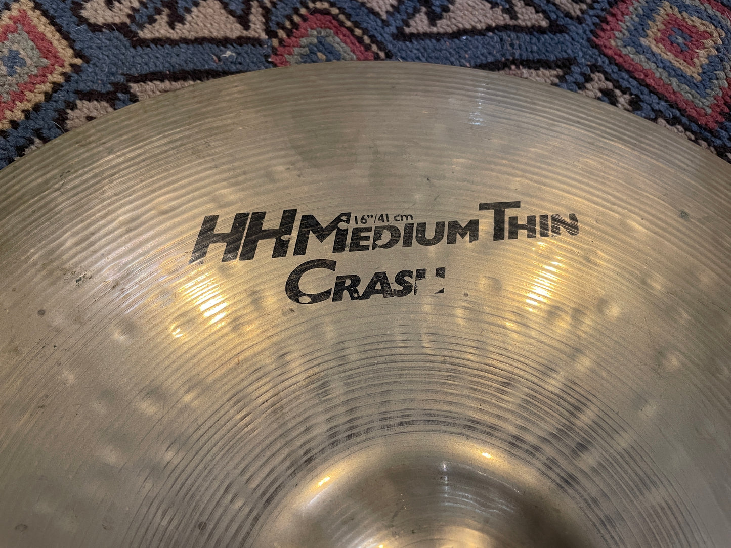 16" Sabian HH Medium Thin Crash Cymbal 1128g