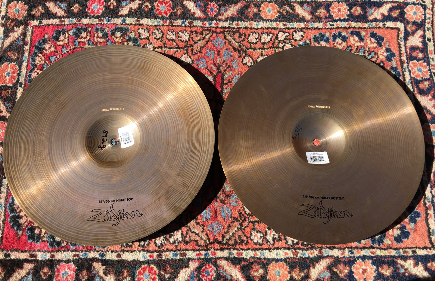 14" Zildjian A Avedis Hi-Hat Cymabals 892/1160g