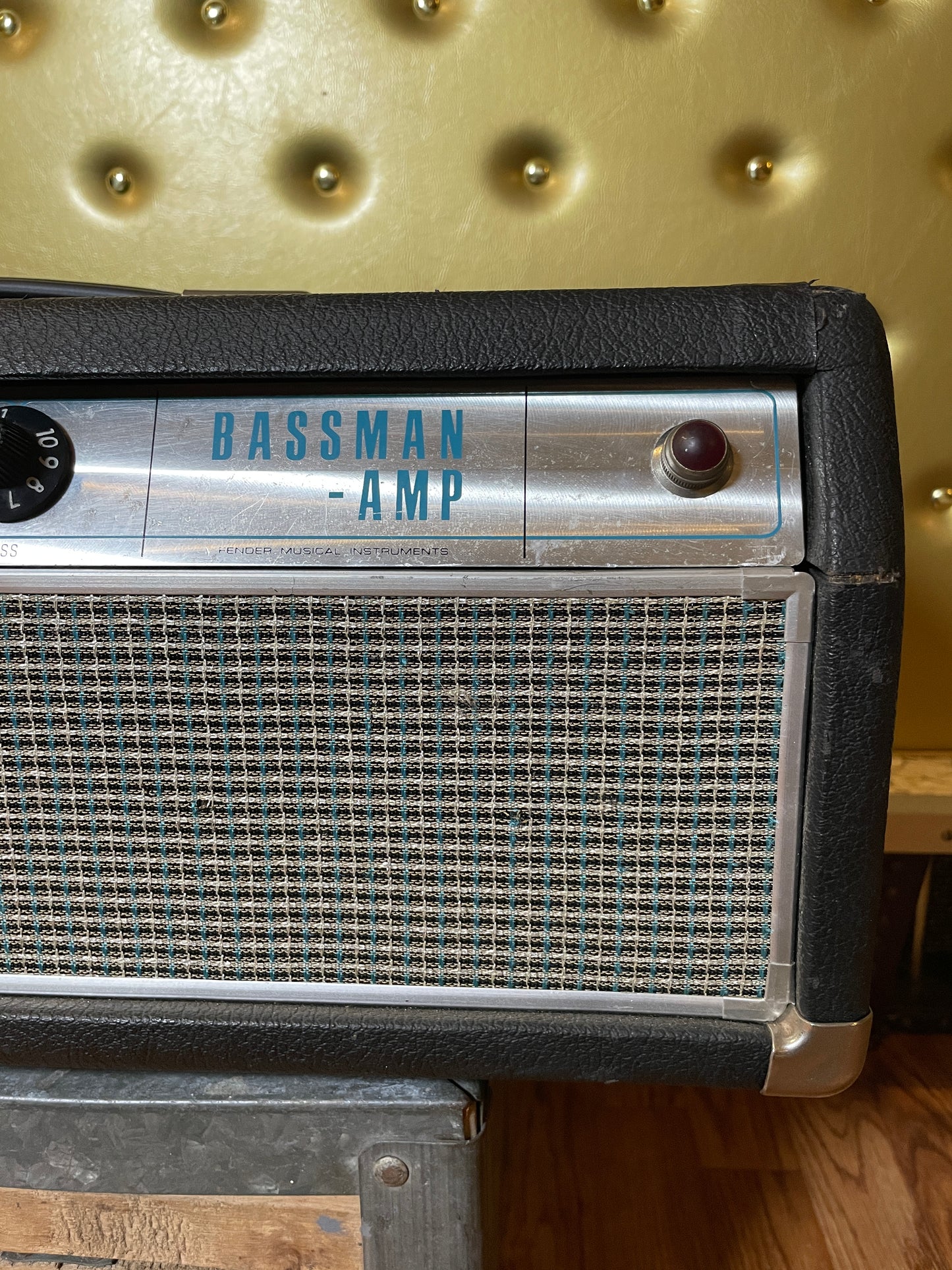 1968 Fender Silverface Bassman Amplifier Head AB165