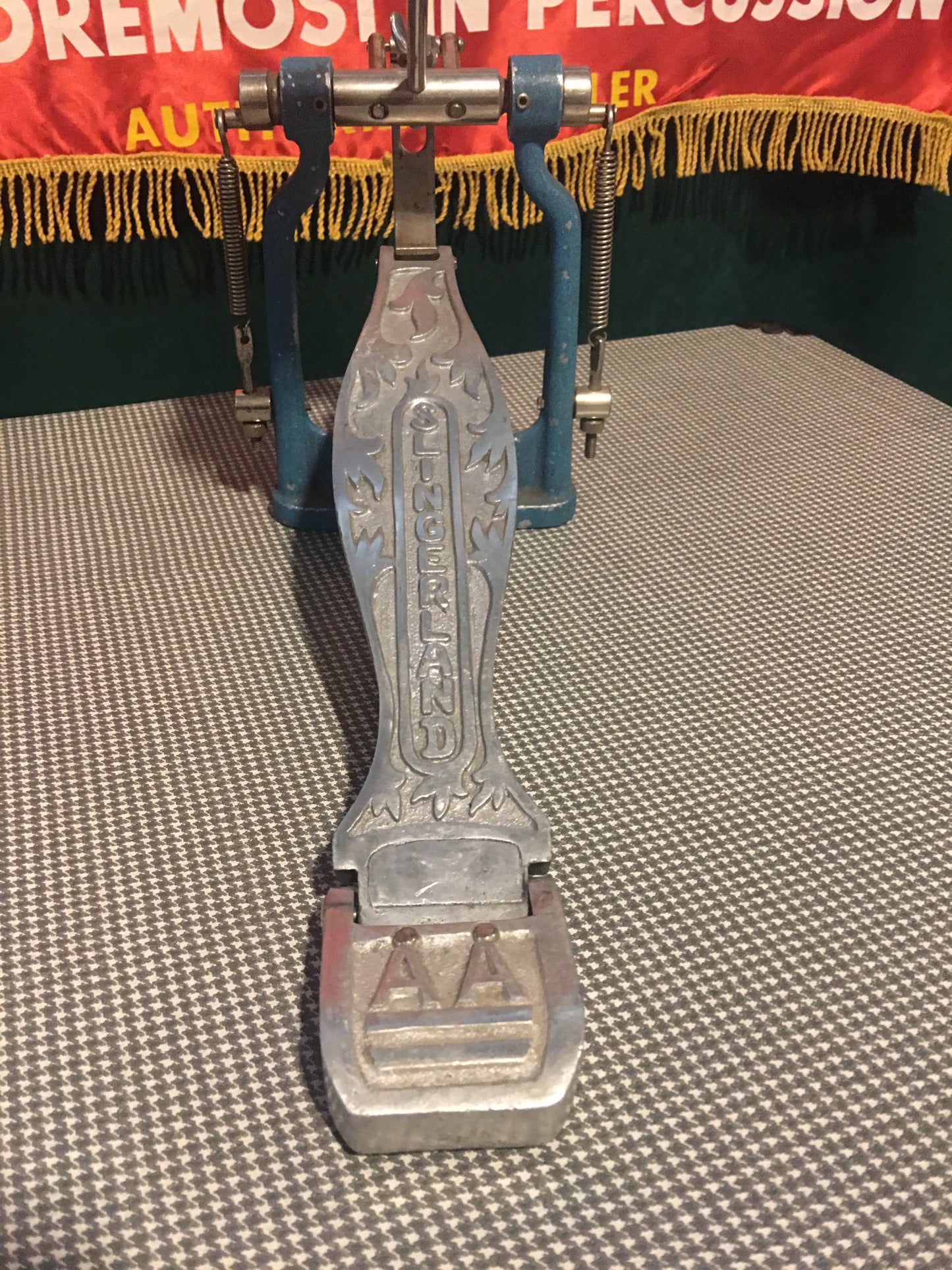 1958-67 Slingerland AA Bass Drum Pedal Blue