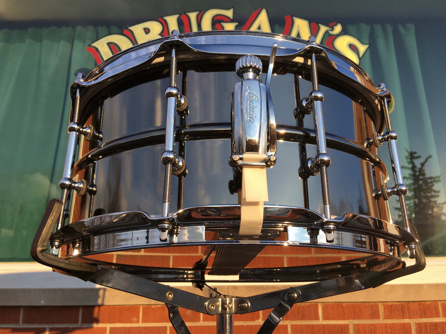 Ludwig 6.5x14 LB417T Black Beauty Tube Lugs Snare Drum