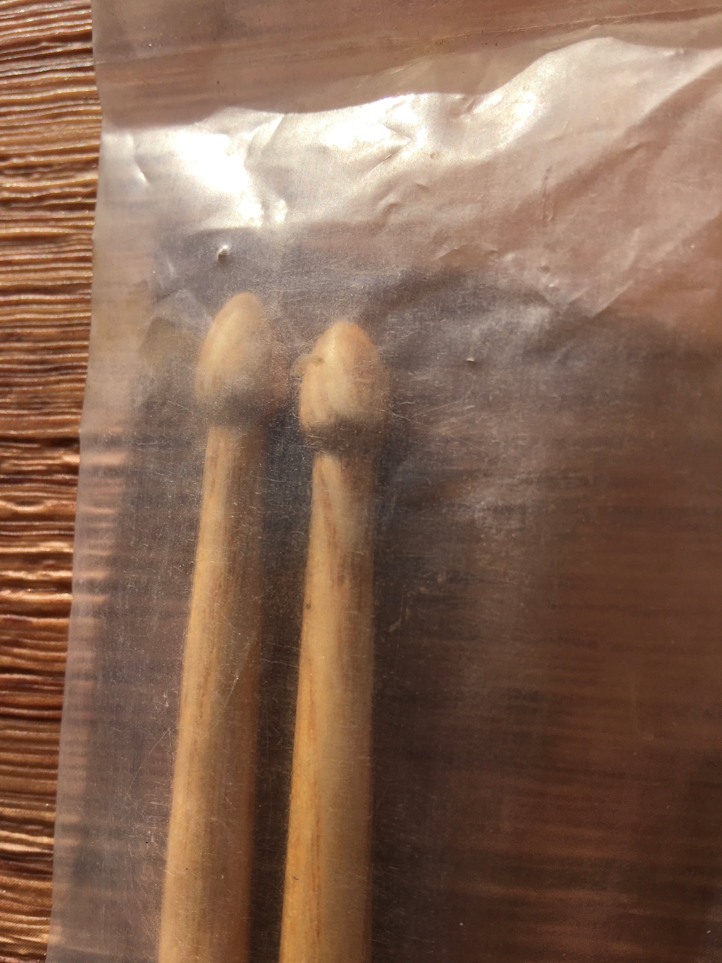 NOS Sonor No. 8 Teardrop Wood Tip Jazz Drum Sticks w/ Original Bag