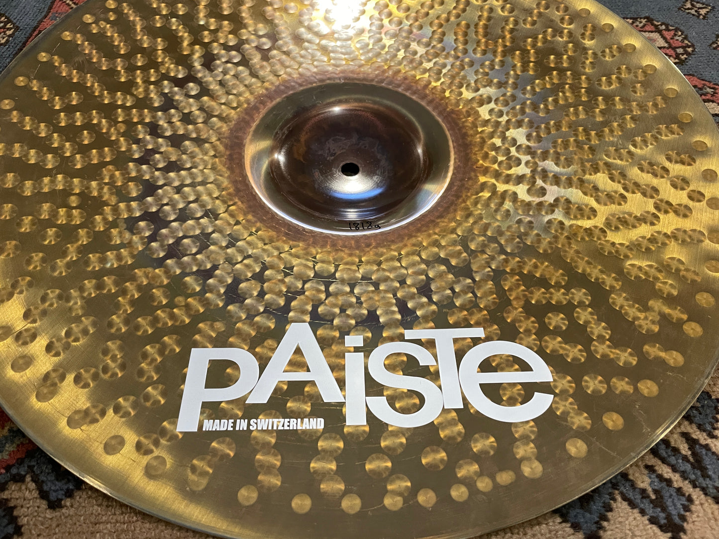 19" Paiste Rude Thin Crash Cymbal 1818g