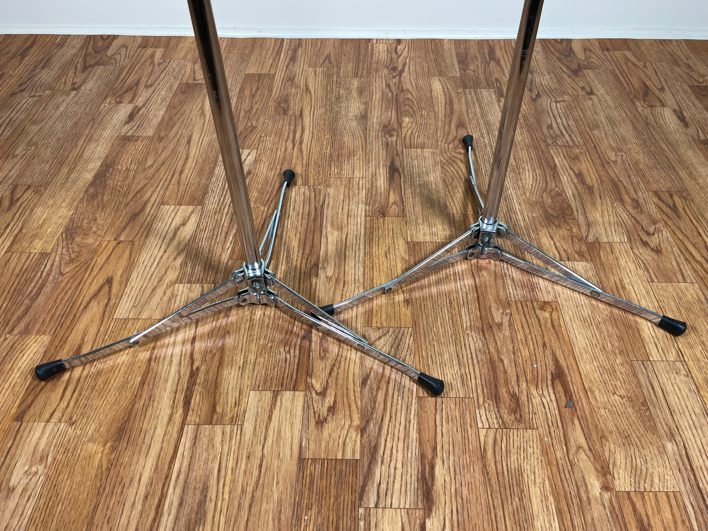 1960s Ludwig 1400 Flat Base Straight Cymbal Stand Pair (2 Pcs.)