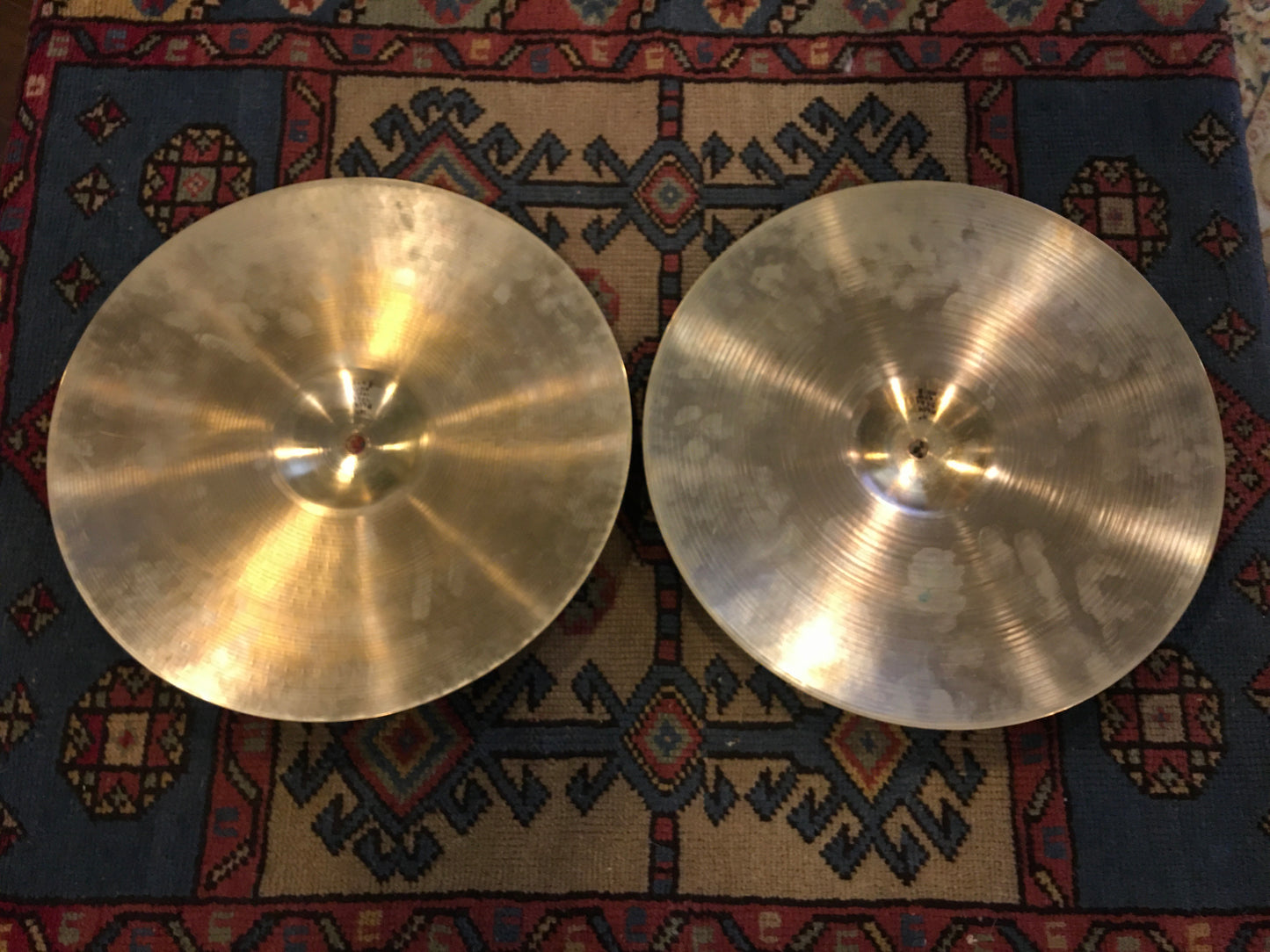 14" Zildjian A 1950s Hi-Hat Cymbal Set 756g/842g #659
