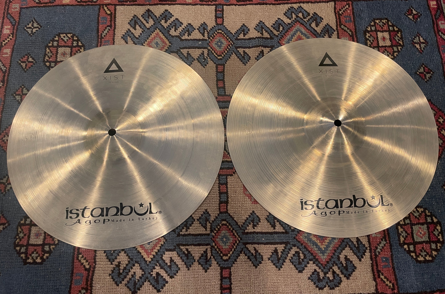 15" Istanbul Agop Xist Hi-Hat Cymbal Pair 1091g/1286g
