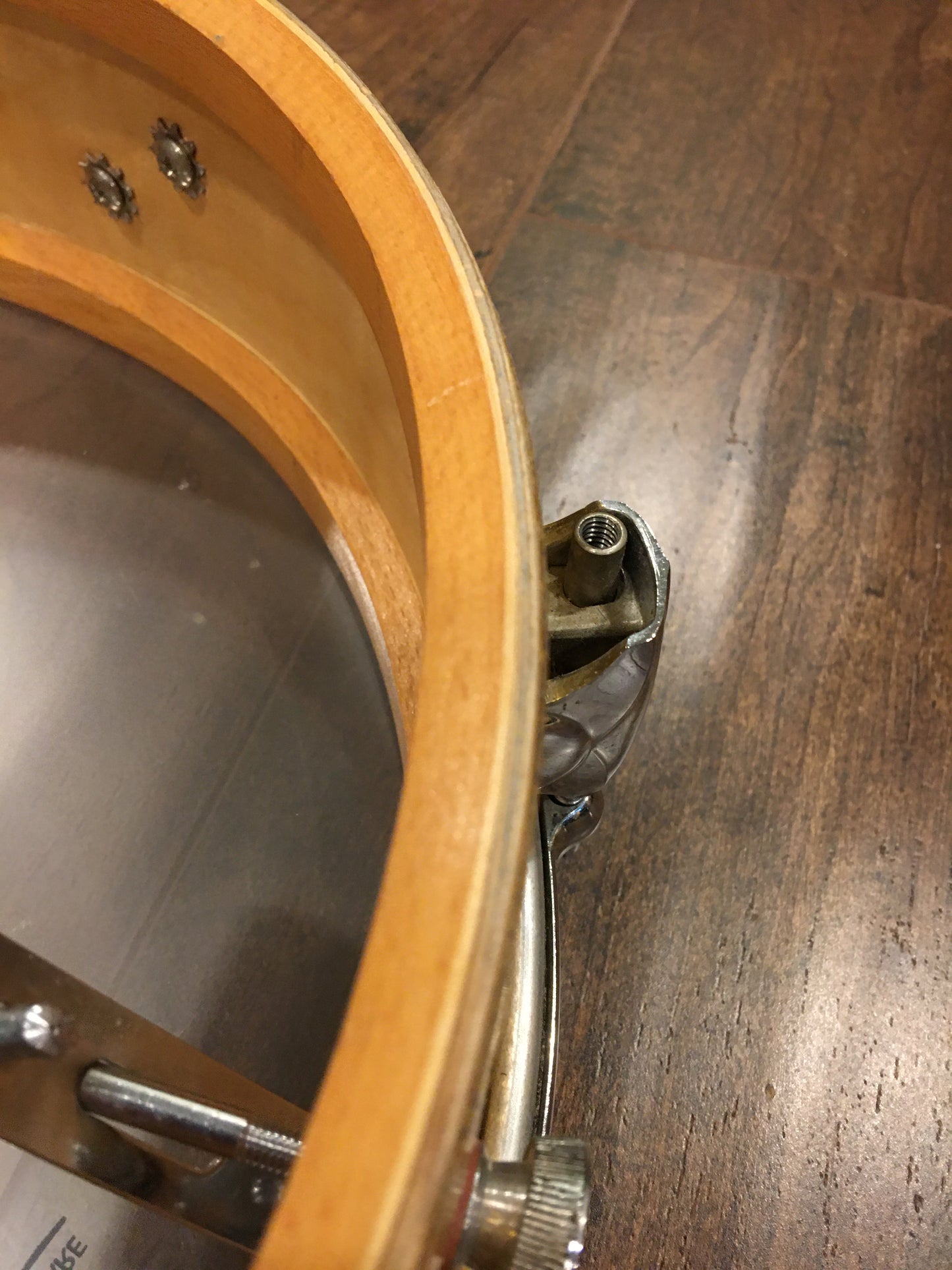 1960s Premier 4x14 Royal Ace 4 Snare Drum Gold Sparkle