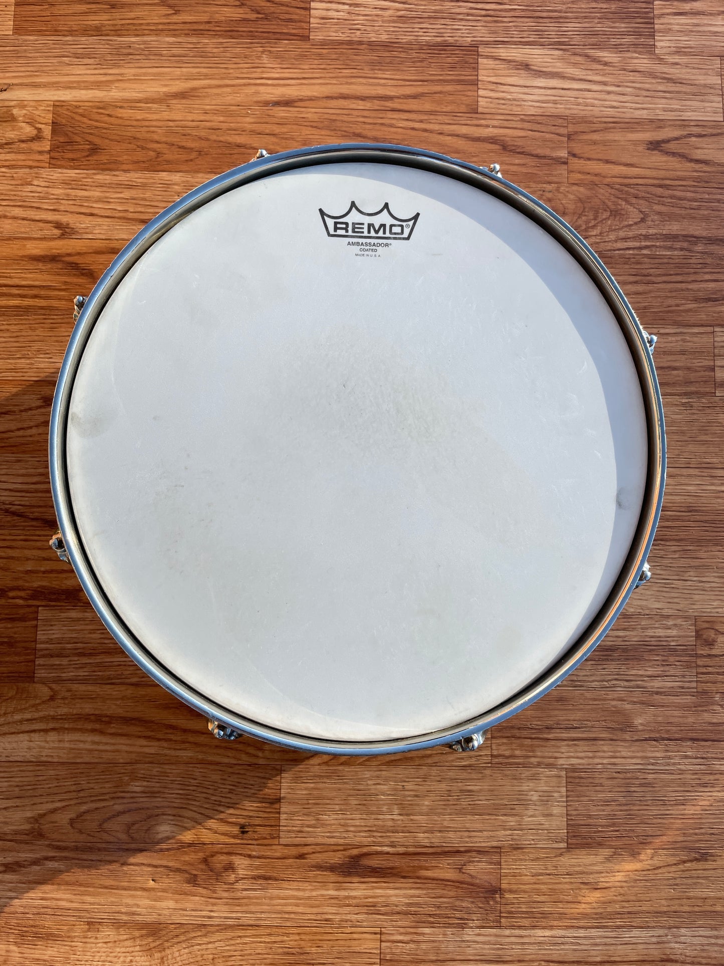 1962 Ludwig 6.5x14 No. 912 School Festival Snare Drum Gold Sparkle Pre-Serial