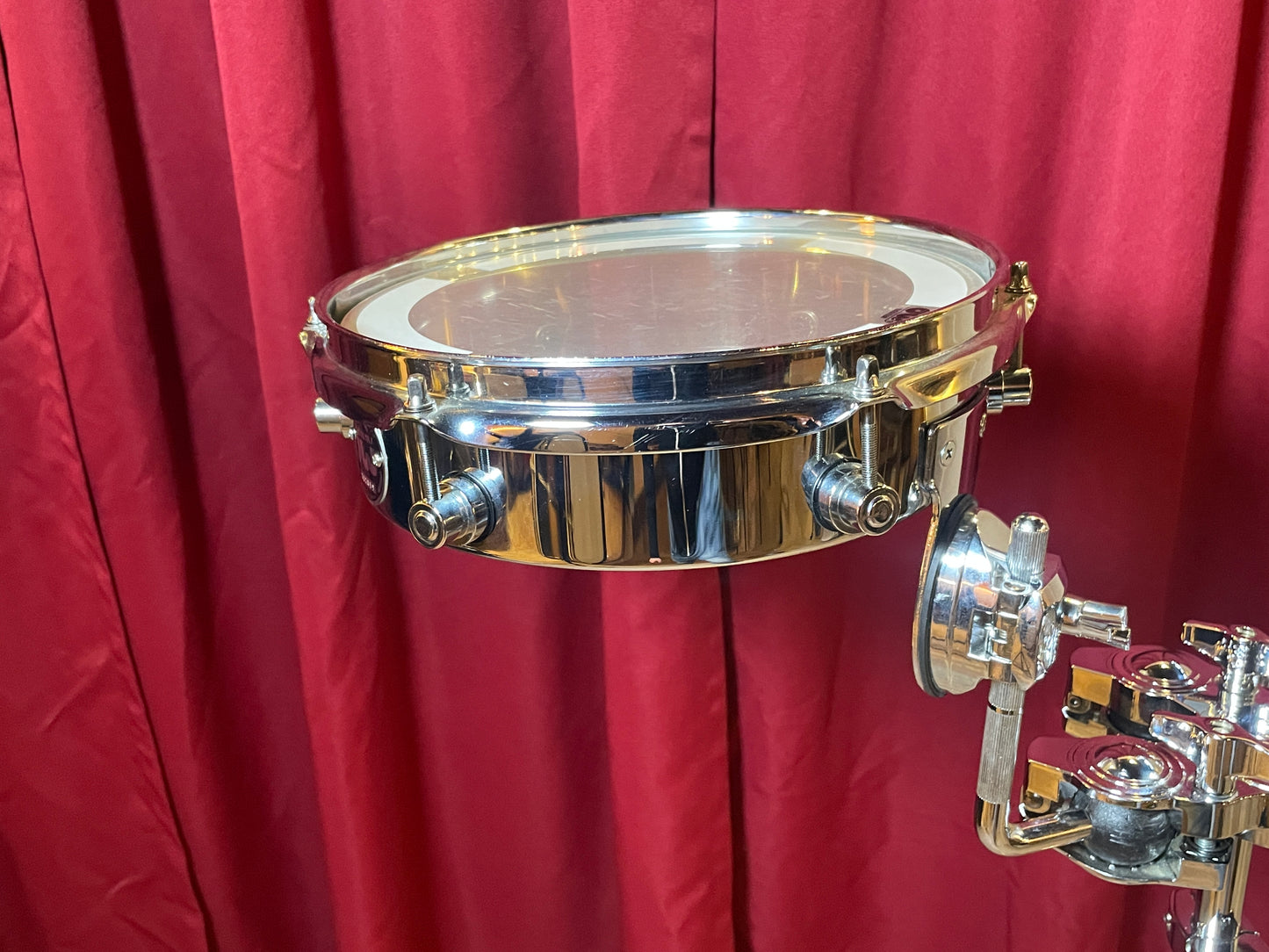 DW 8" Piccolo Tom Drum Chrome Drum Workshop 2.5x8 Black Badge