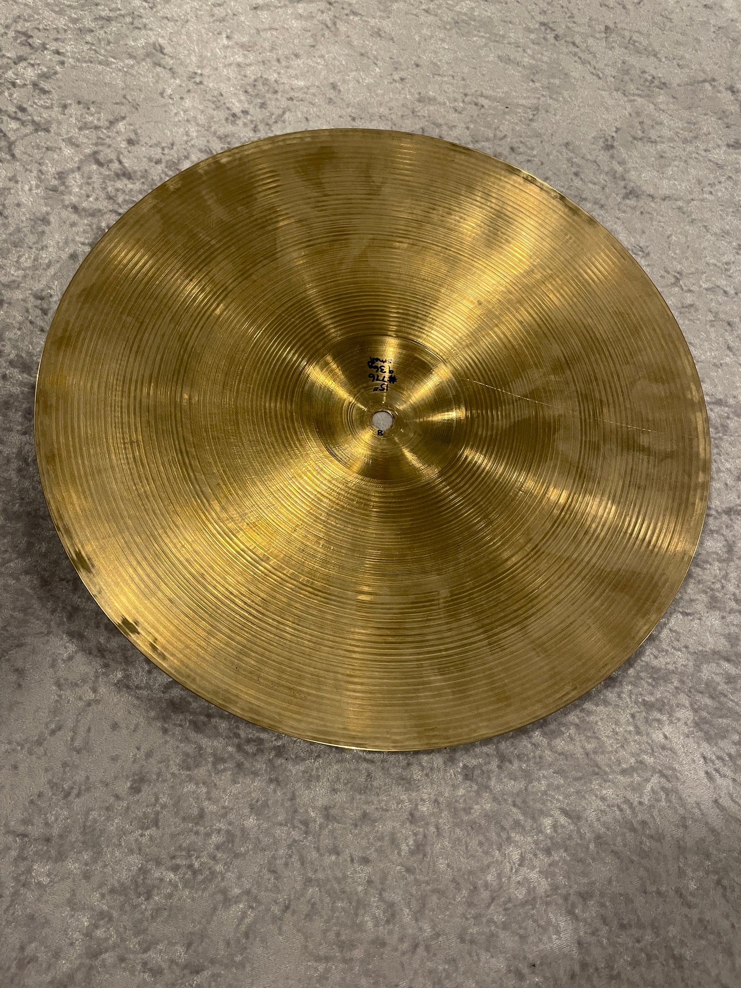 15" Zildjian A 1950s Small Stamp Hi-Hat Pair 928g/936g #776