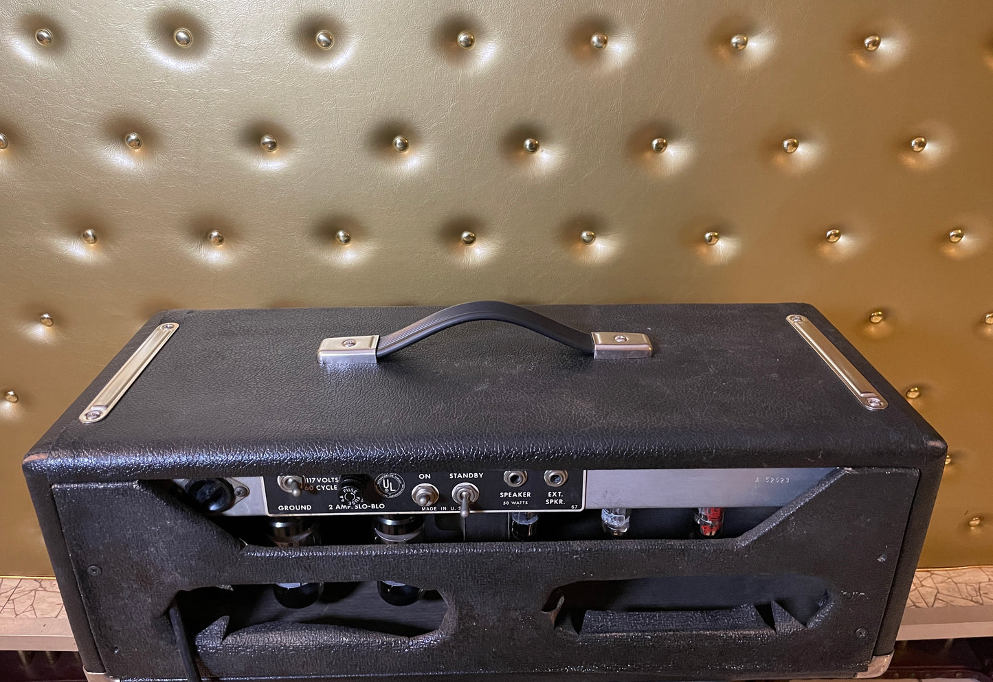 1969 Fender Silverface Bassman Amplifier Head AC568
