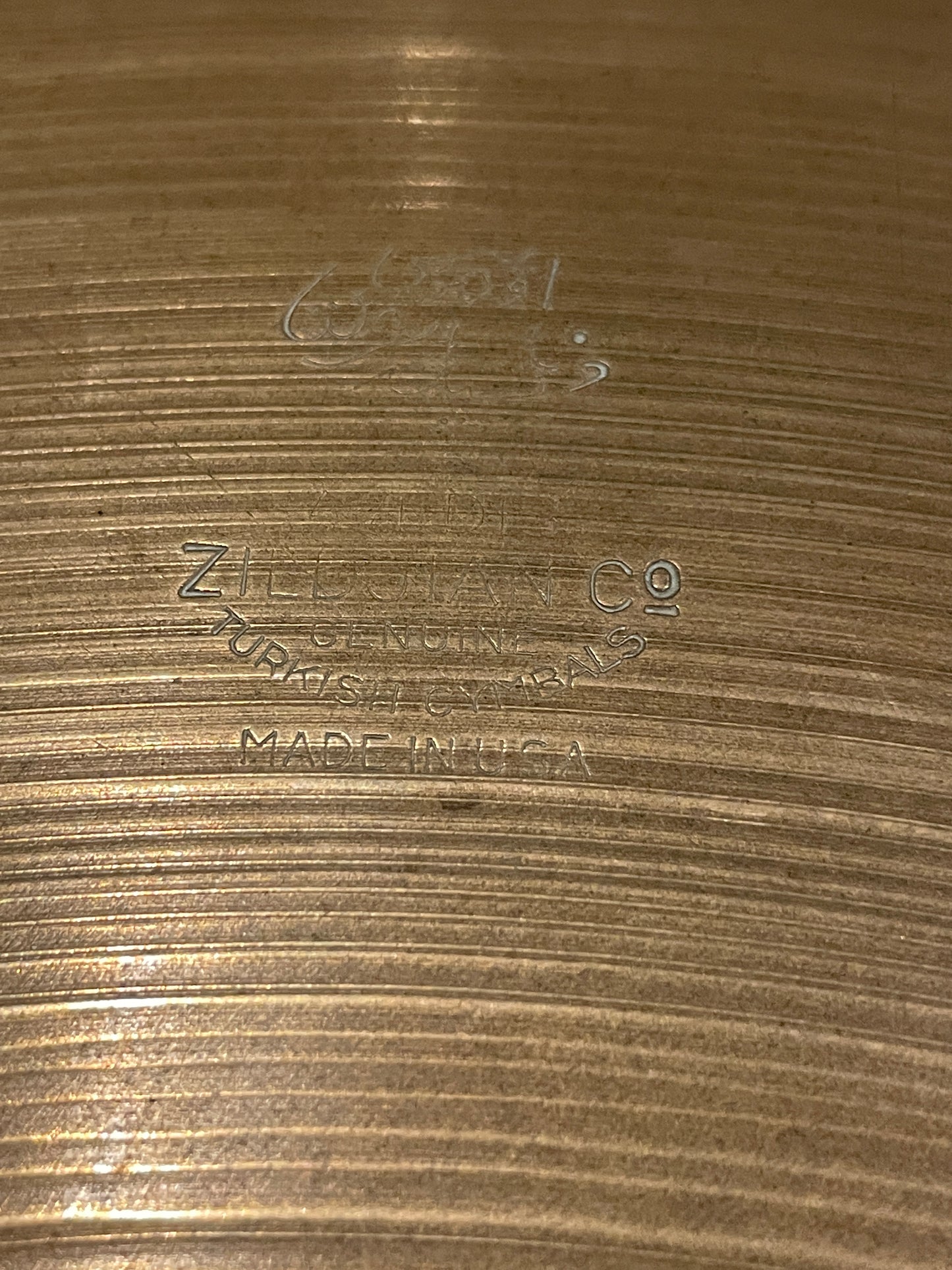20" Zildjian A 1951-1952 Trans Stamp III Ride Cymbal 1908g #813 *Video Demo*