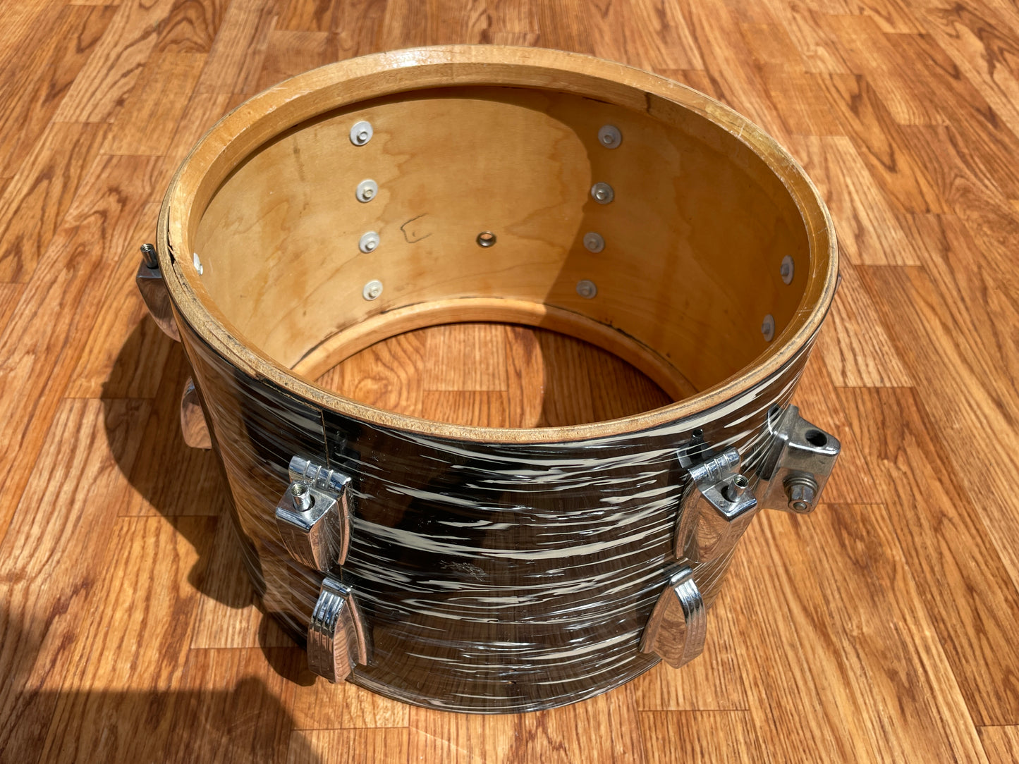 13" Ludwig Oyster Black Pearl 70s 3ply