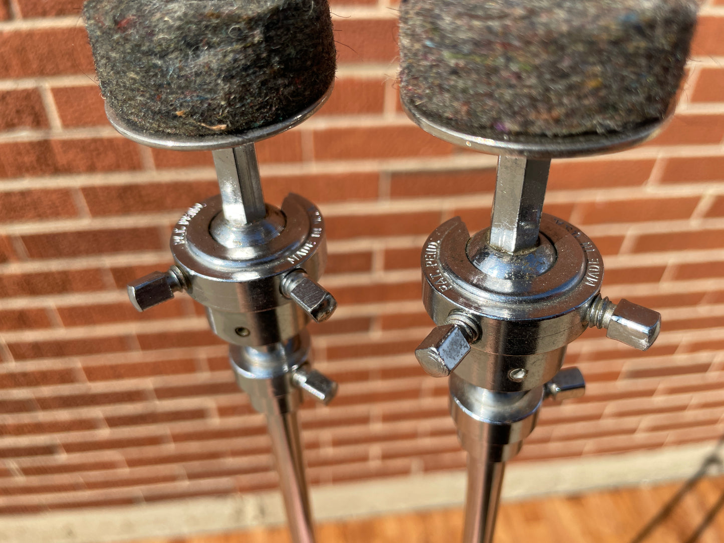 1960s Rogers Swan Leg Model 4403 Cymbal Stand Pair (x2)