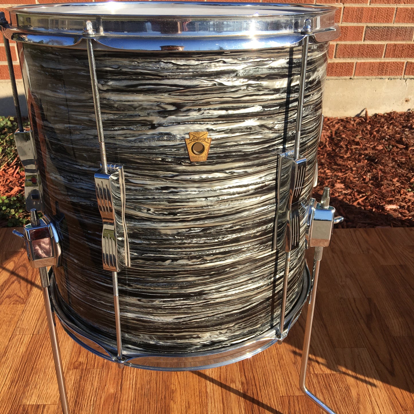 1966 Ludwig Club Date Drum Set Oyster Black Pearl 20/12/14