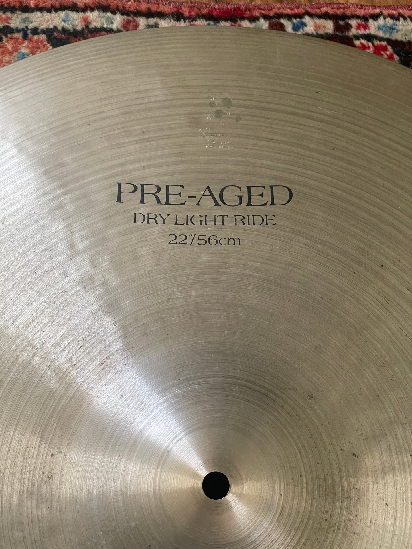 22" Zildjian K Pre-Aged Dry Light Ride Cymbal IAK PADLR 2378g #773