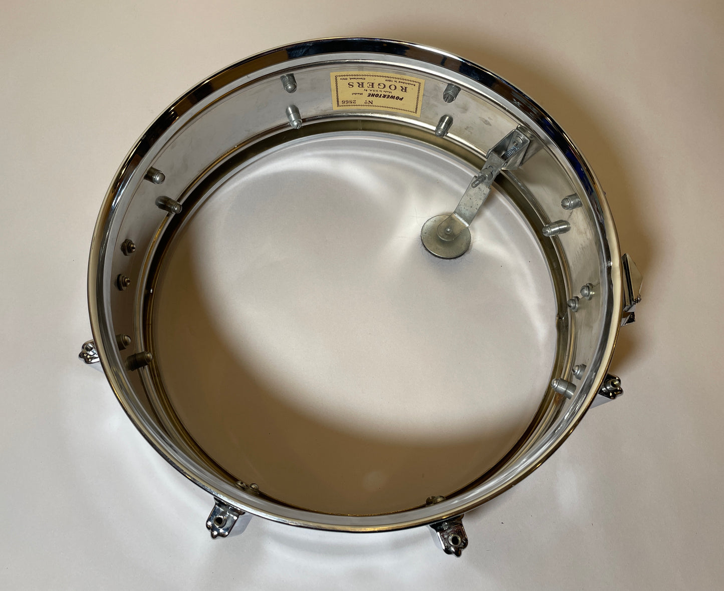 1960s Rogers 5x14 Powertone Snare Drum Cleveland Era COB