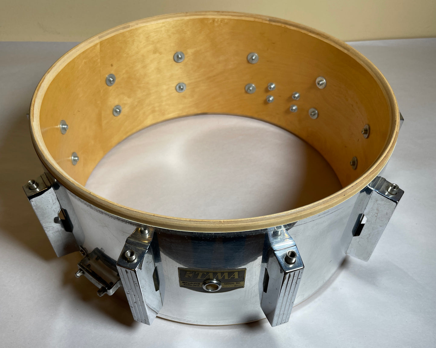 1980s Tama 6.5x14 Chrome Over Wood Snare MIJ Artstar Granstar