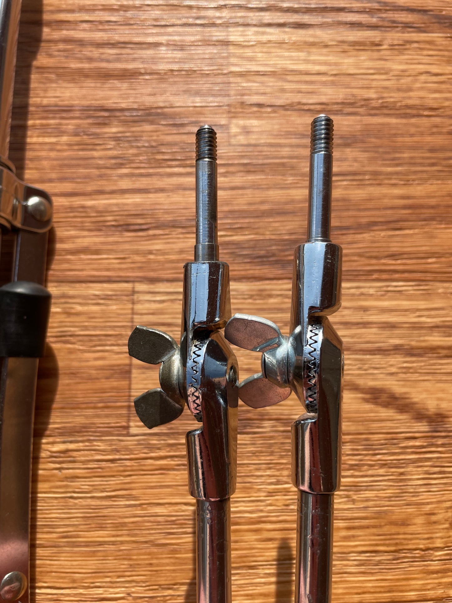 1960s Ludwig 1400 Flat Base Straight Cymbal Stand Pair (2 Pcs.)