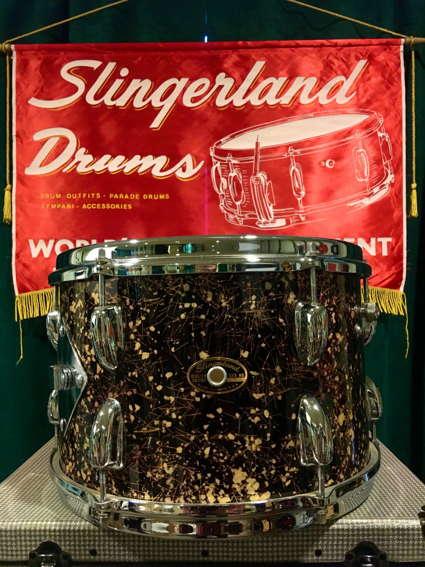 1960s Slingerland 8x12 Capri Pearl Tom Drum #2