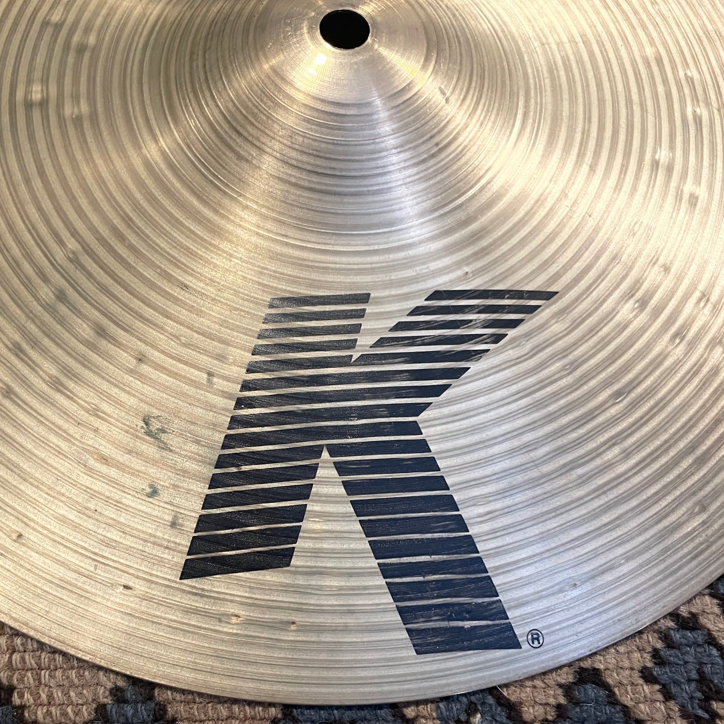 13" Zildjian K Hi-Hat Bottom Cymbal Single 1078g
