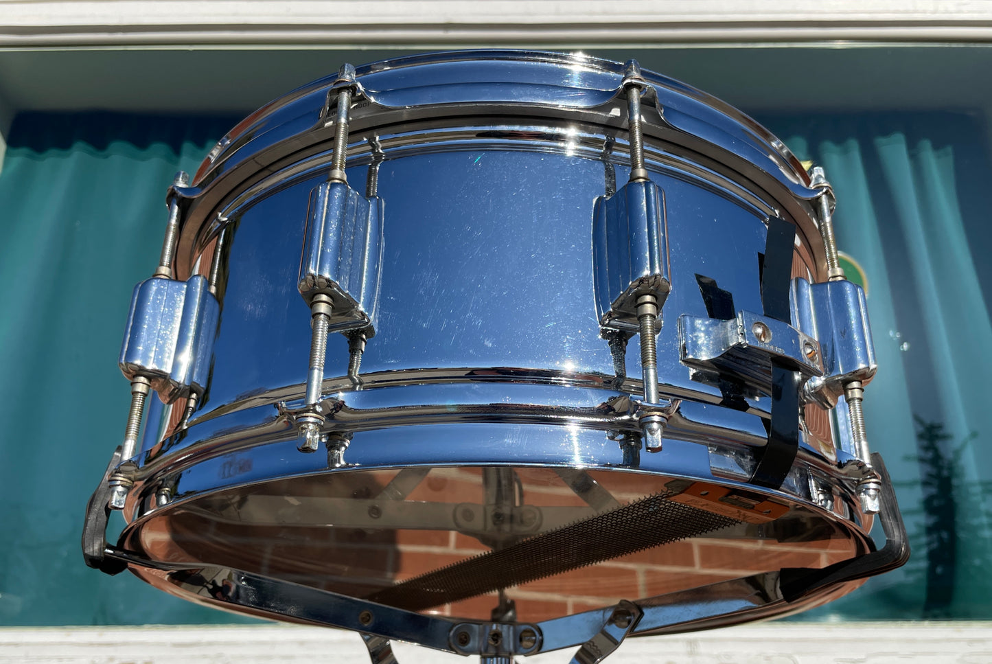 1970s Rogers Big R Super Ten 6.5x14 Snare Drum