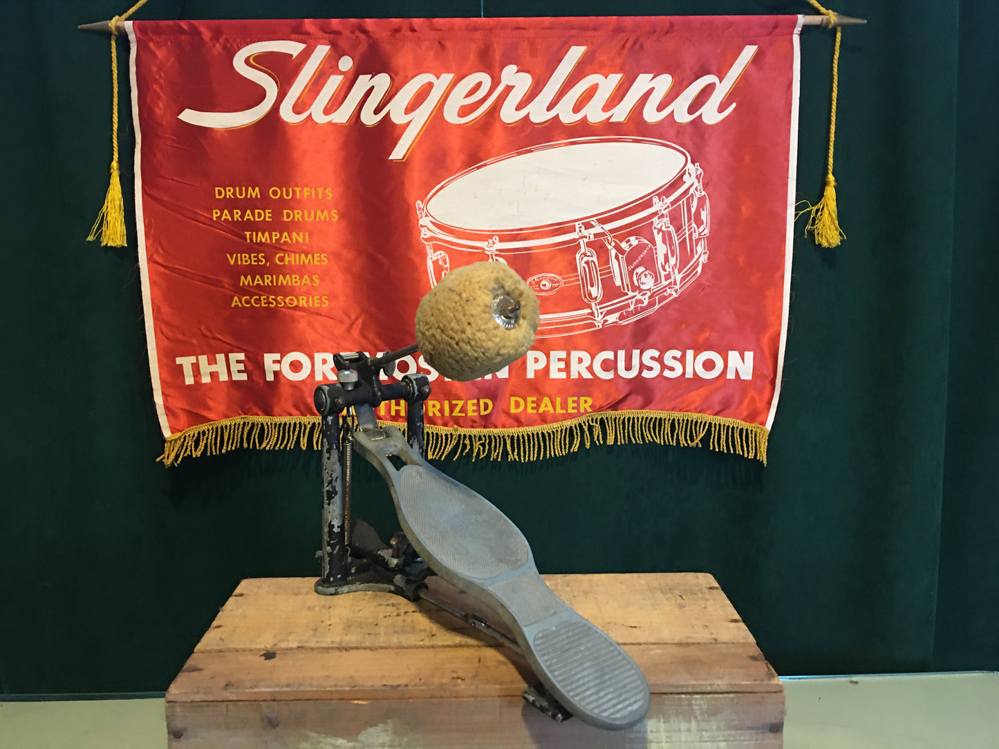 1928-1949 Slingerland Model #724 Speed Pedal Bass Drum Pedal Radio King