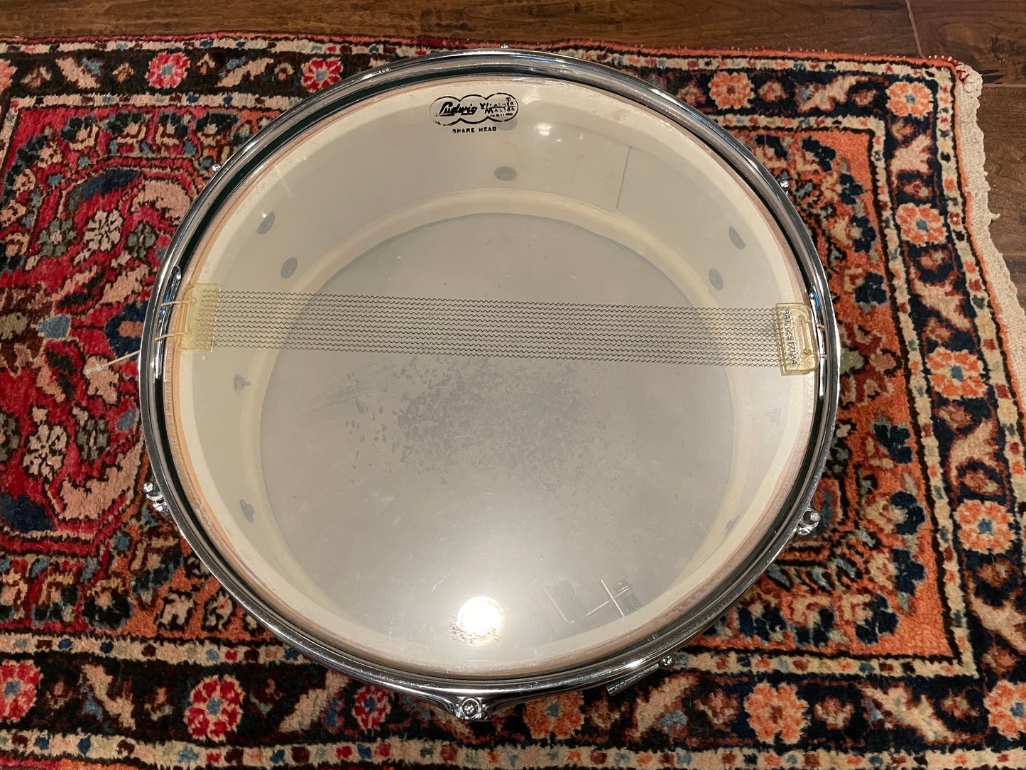 1966 Ludwig 5x14 Pioneer Snare Drum Green Sparkle