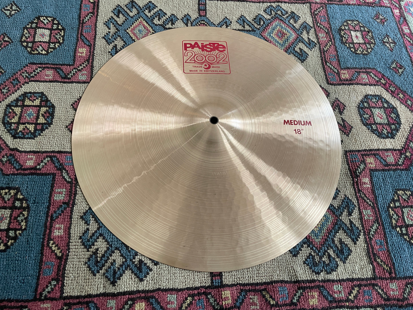 18" Paiste 2002 Medium Crash Cymbal 1552g