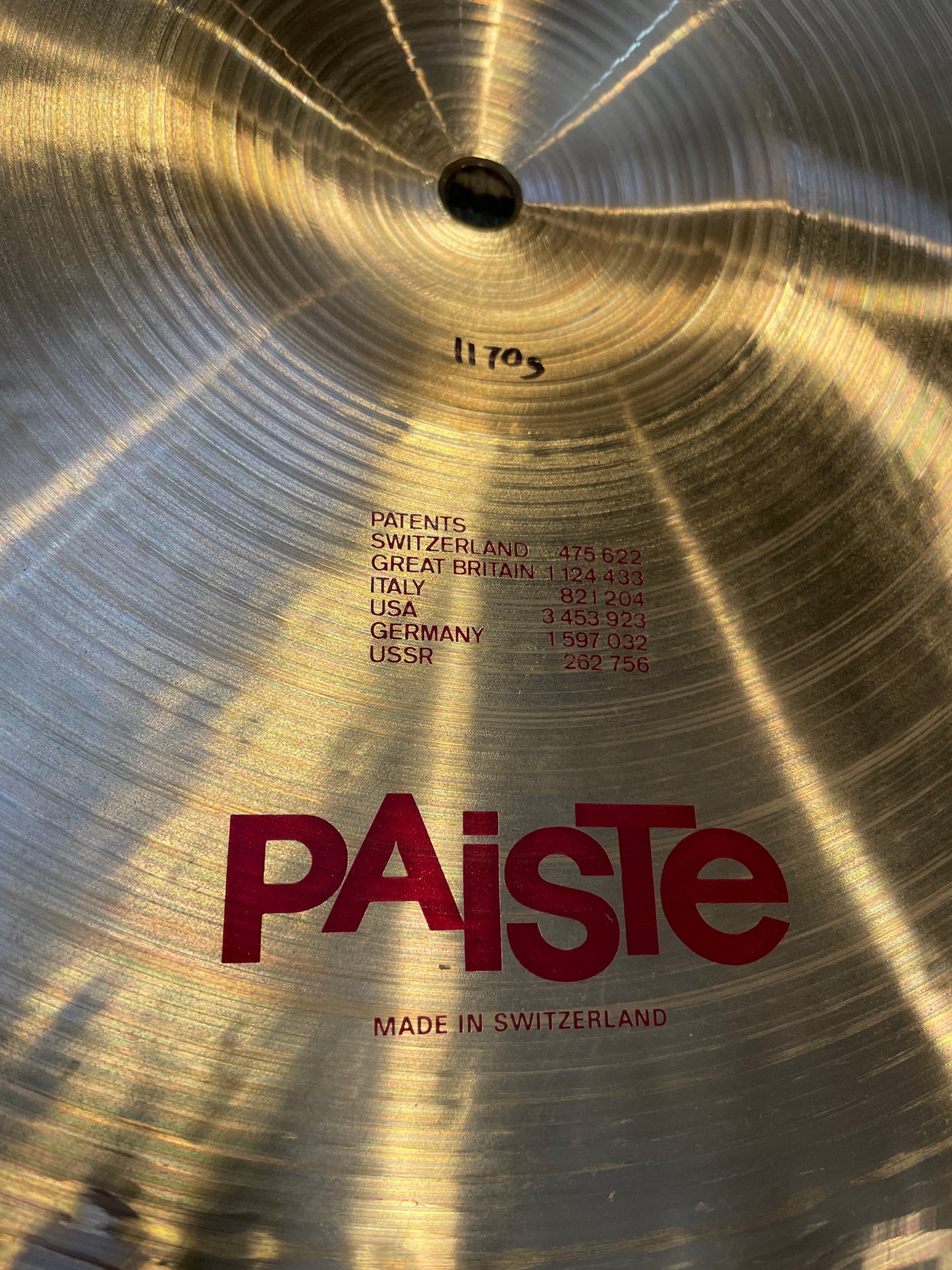14" Paiste 1986 3000 Sound Edge Hi-Hat Cymbal Pair 866g/1170g