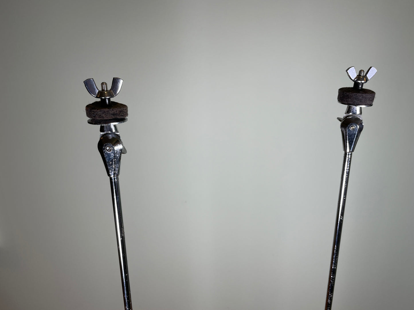 1960s Ludwig 1400 Flat Base Straight Cymbal Stand Pair (2 Pcs.)