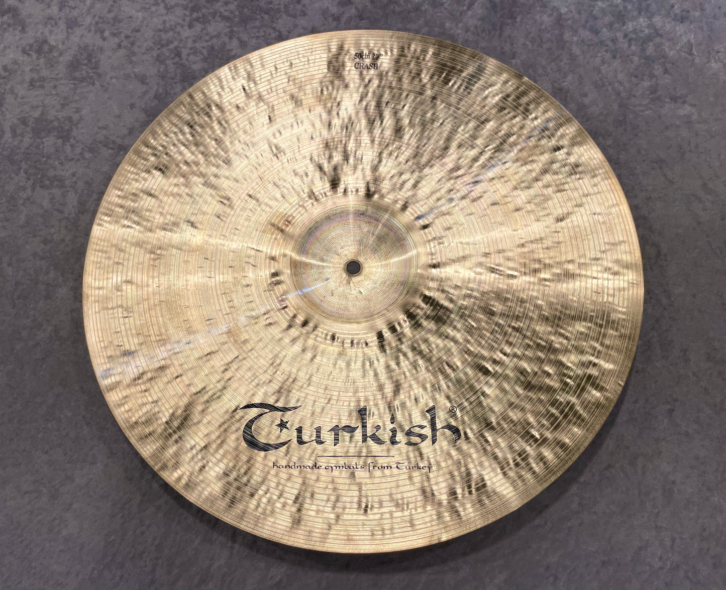 20" Turkish Cymbals Classic Series Crash Cymbal 1762g *Sound File*