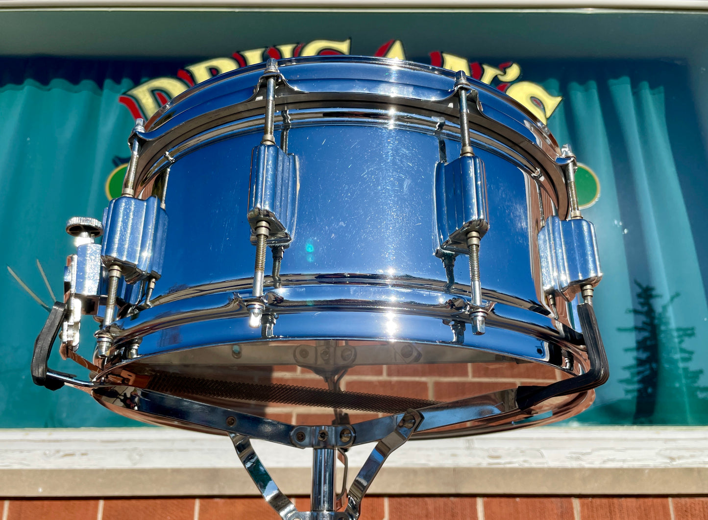 1970s Rogers Big R Super Ten 6.5x14 Snare Drum