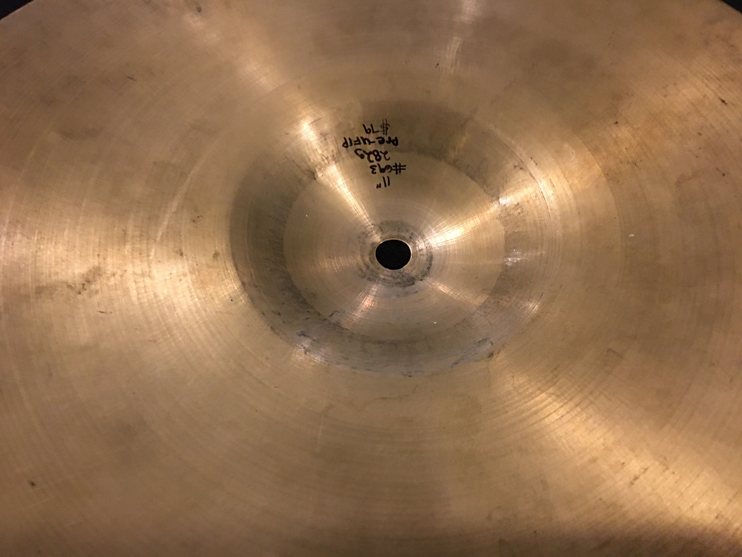 11" Pre-UFIP Made in Italy Splash Cymbal 282g #693 *Sound File*