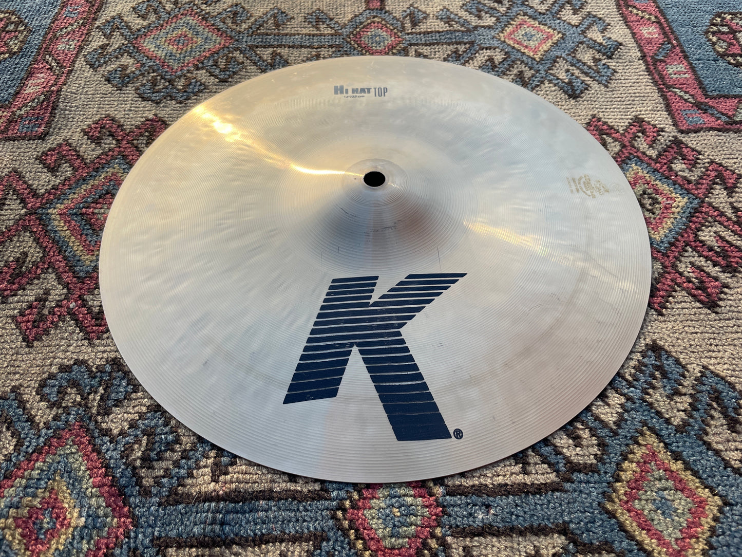 13" Zildjian K Hi-Hat Top Cymbal 916g K0821