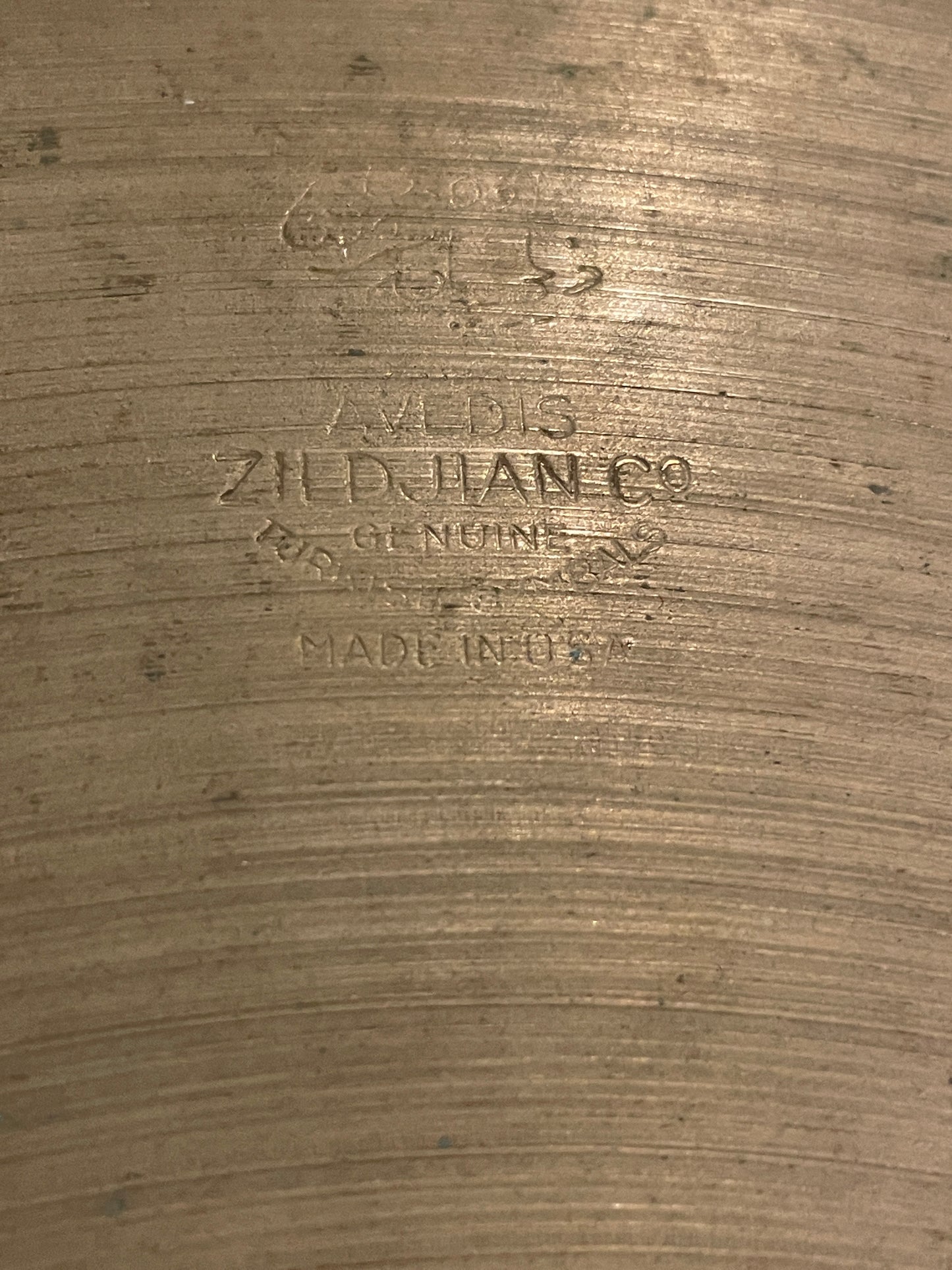 15" Zildjian A 1951-52 Trans Stamp III Hi-Hat Cymbal Pair 924g/928g #797